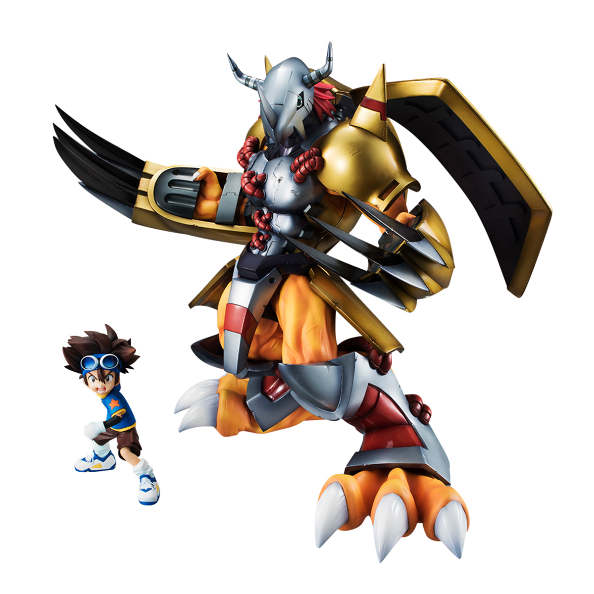 Precious G.E.M.シリーズ デジモンアドベンチャー ウォーグレイモン＆八神太一 【再販】